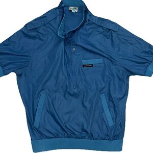 Members only short sleeve shirt vintage 80’s era 1/4 zip up